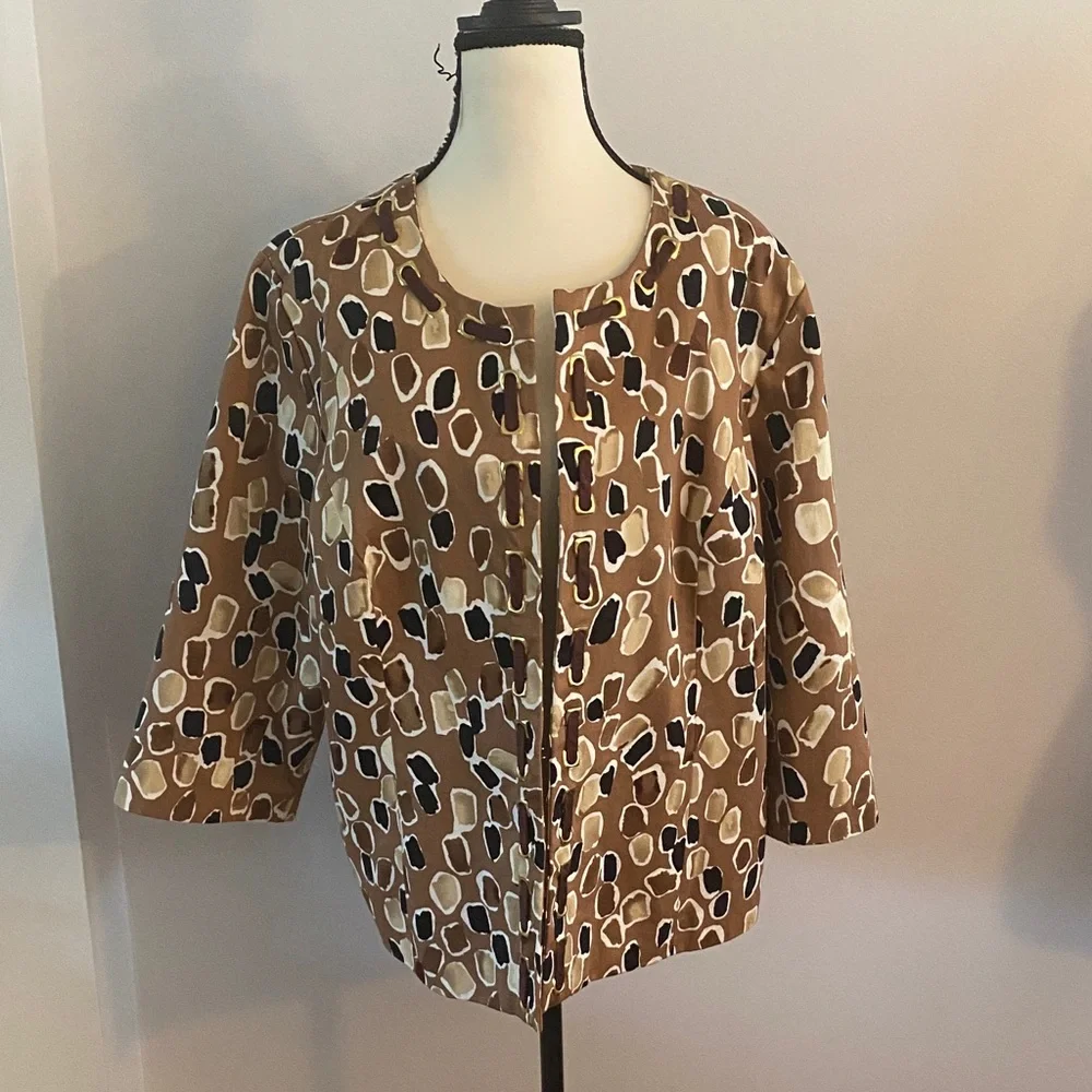 Saint tropes west size 1XL open front jacket - Picture 1 of 5